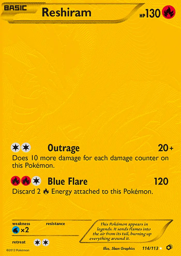 Image of the card Reshiram