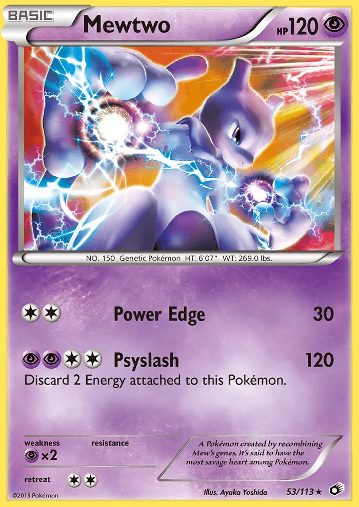 Image of the card Mewtwo