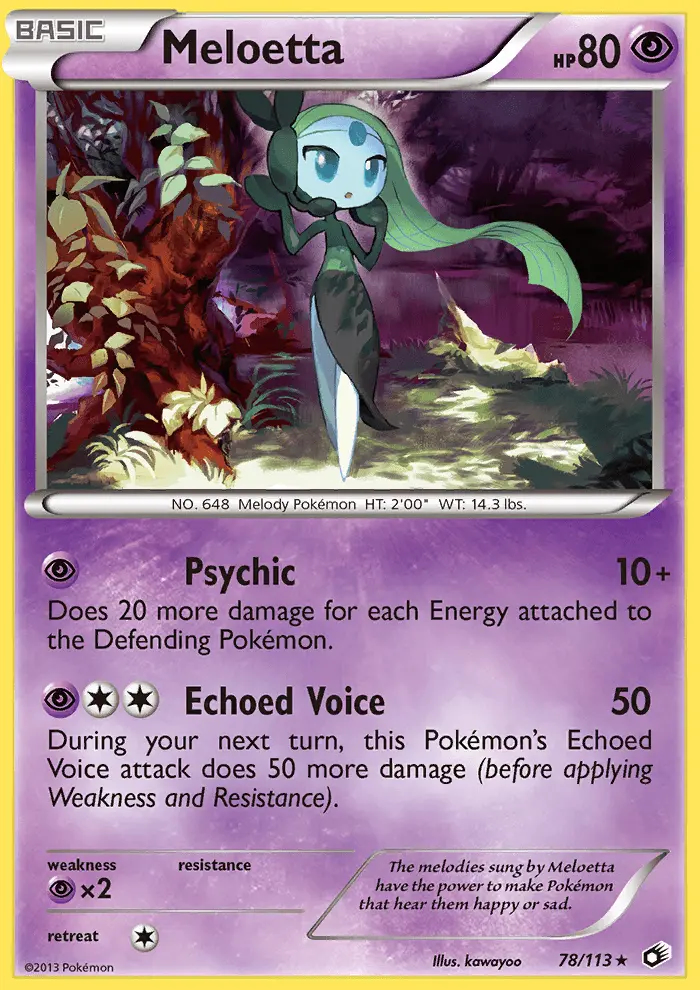 Image of the card Meloetta
