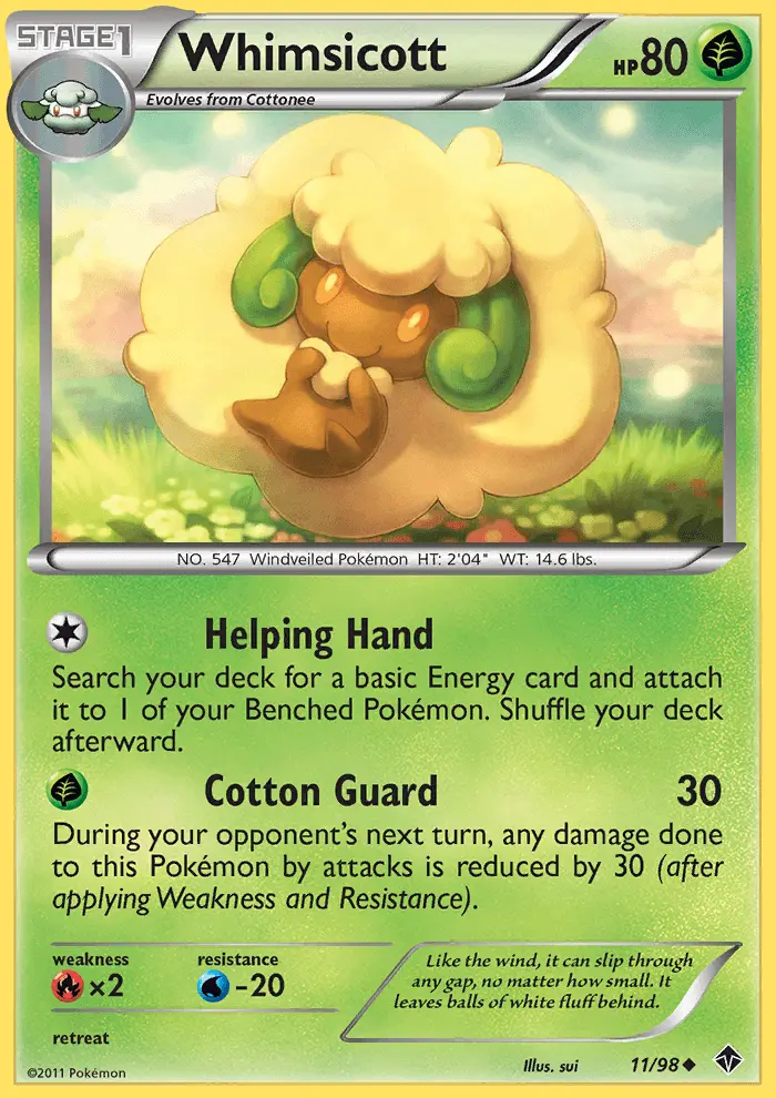 Image of the card Whimsicott