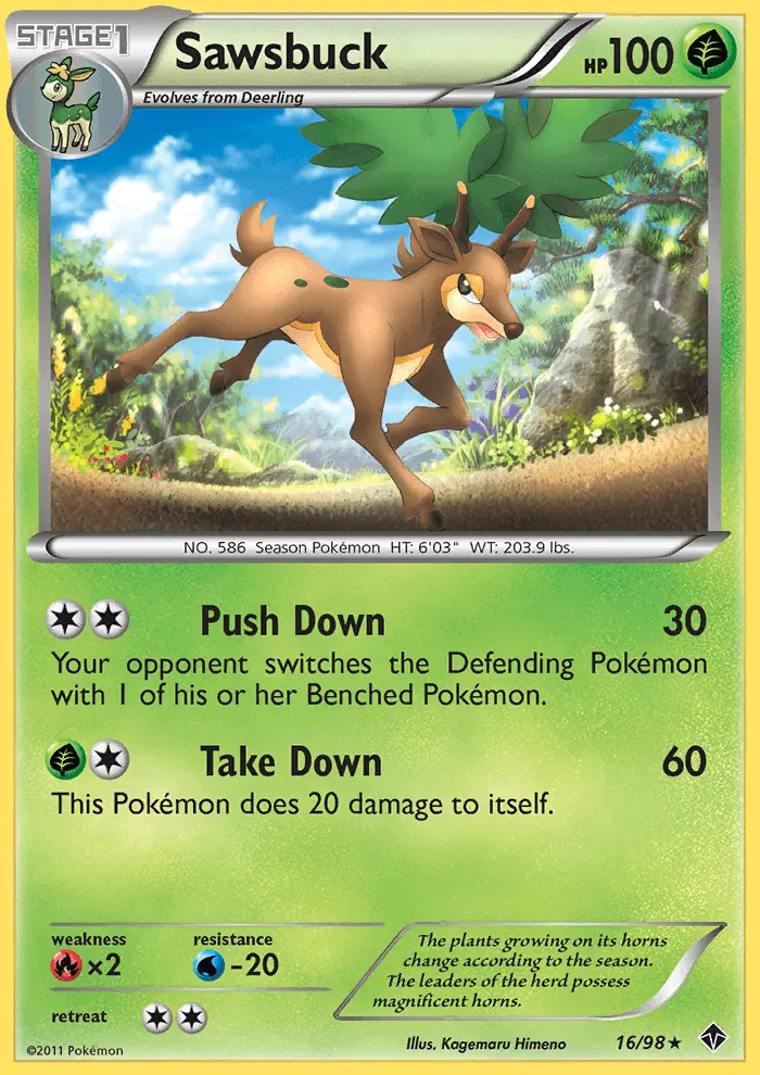 Image of the card Sawsbuck