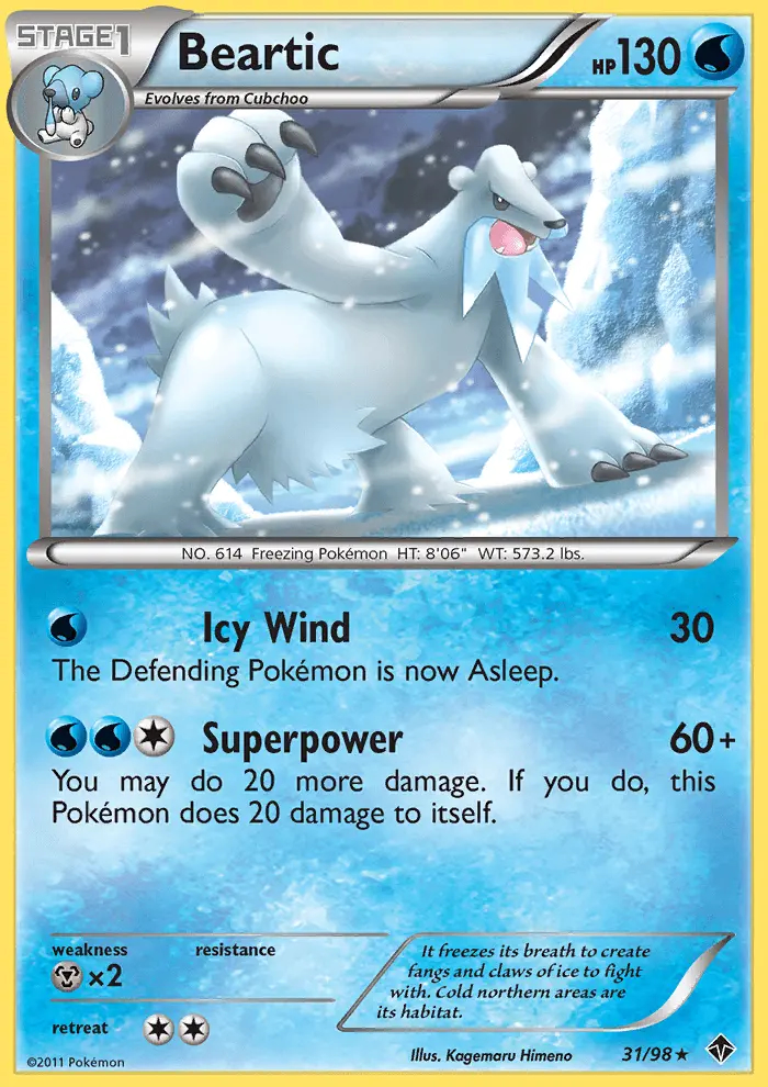 Image of the card Beartic