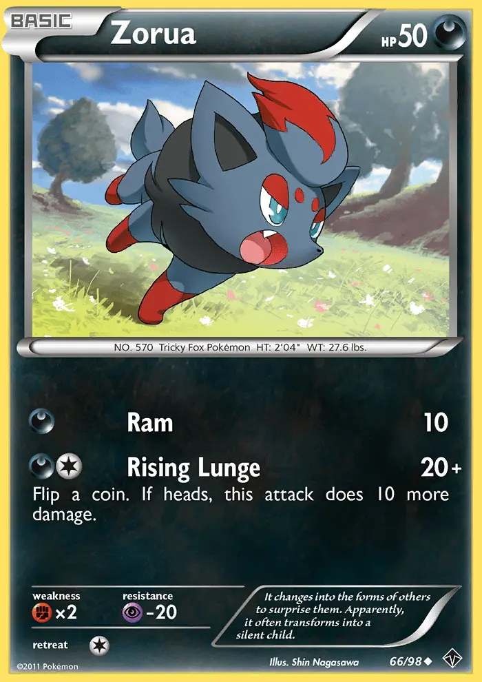 Image of the card Zorua