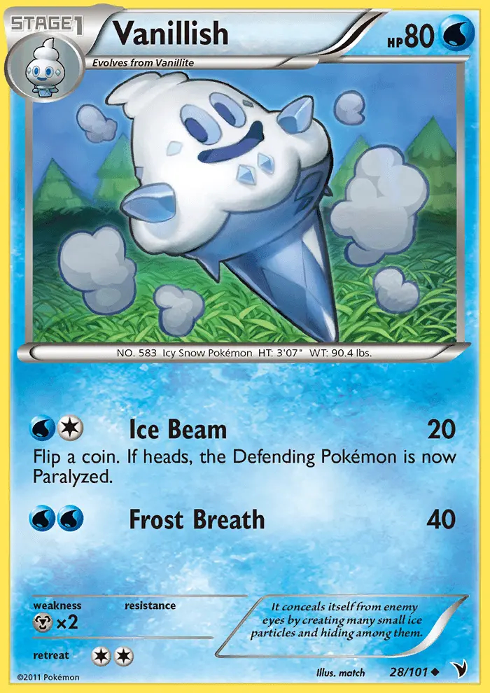 Image of the card Vanillish