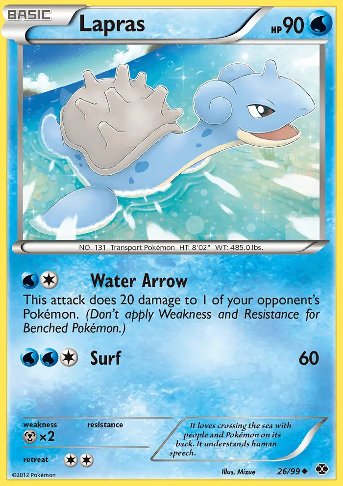 Image of the card Lapras