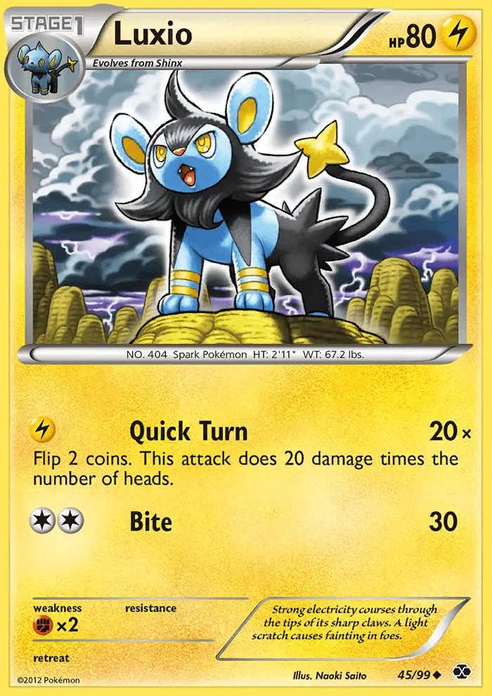 Image of the card Luxio