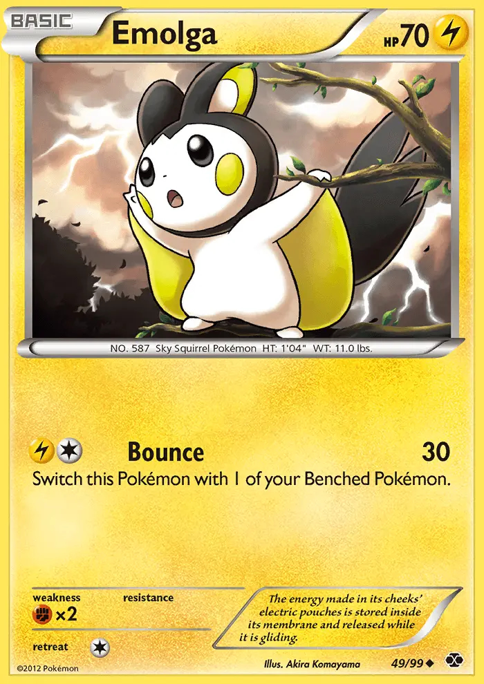Image of the card Emolga