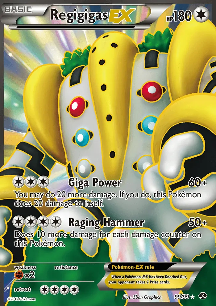 Image of the card Regigigas-EX