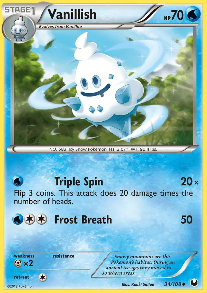 Image of the card Vanillish
