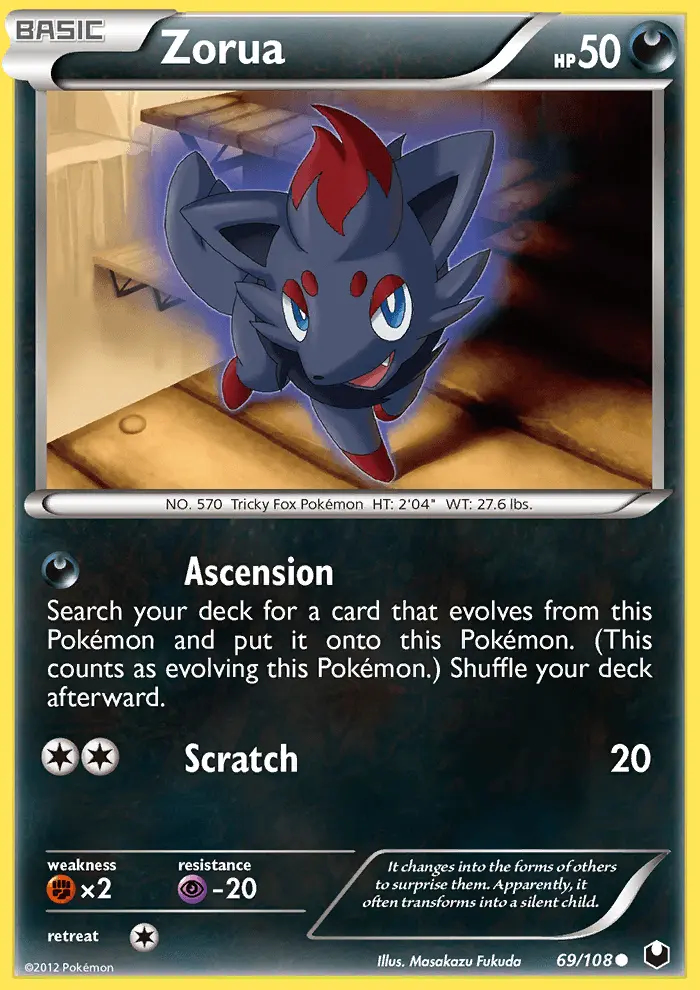 Image of the card Zorua