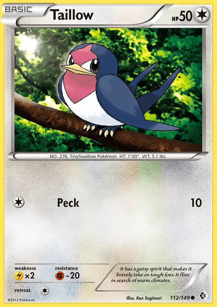Image of the card Taillow