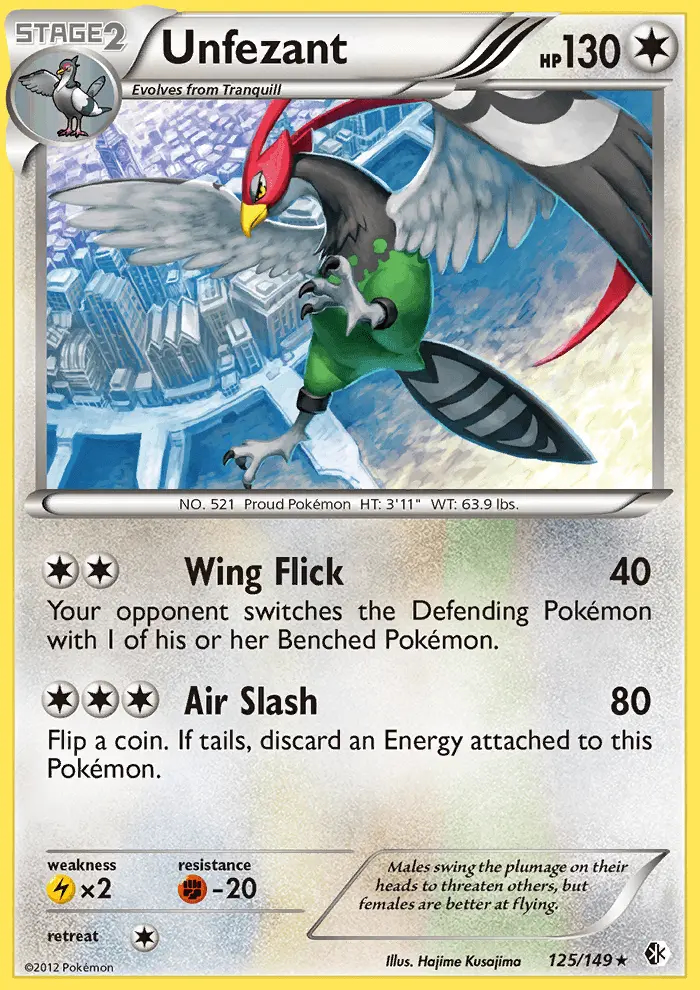 Image of the card Unfezant