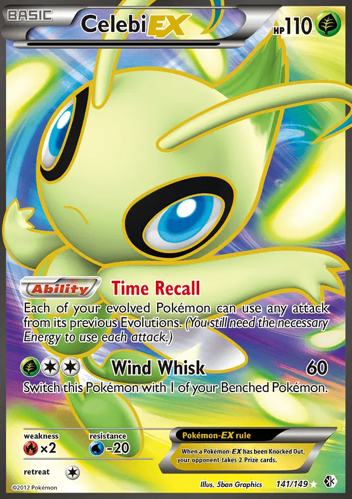 Image of the card Celebi-EX
