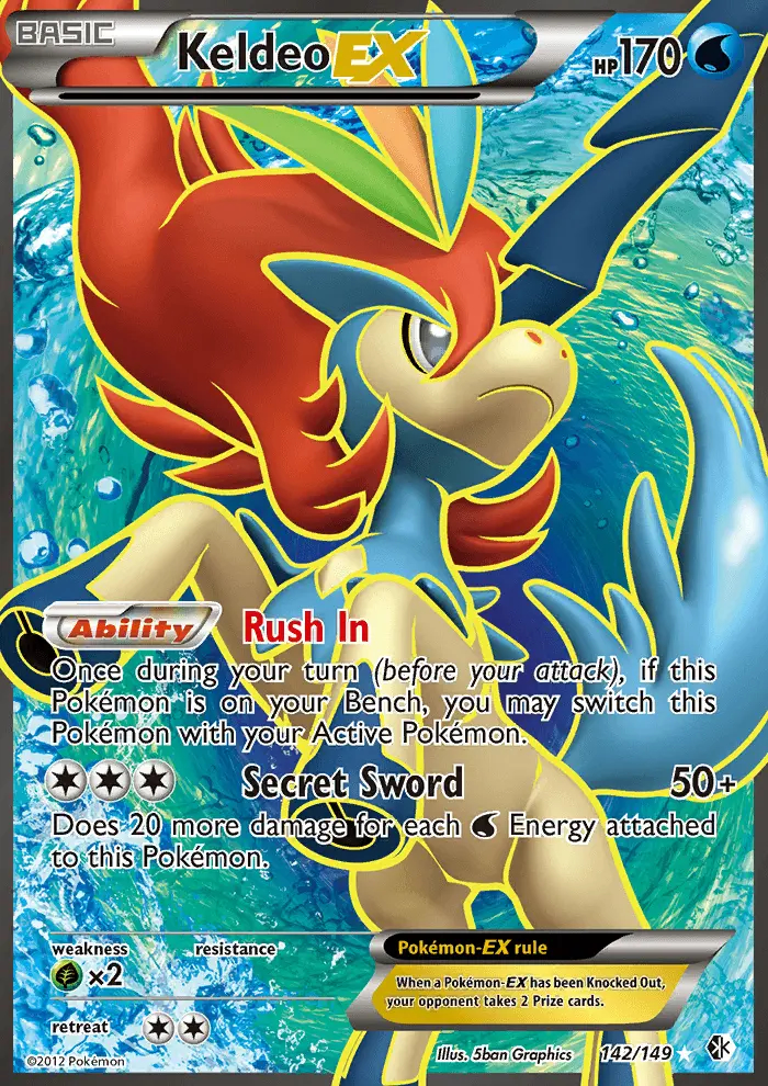 Image of the card Keldeo-EX