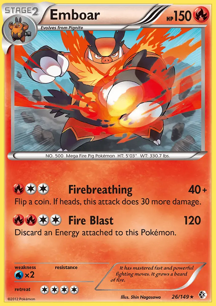 Image of the card Emboar