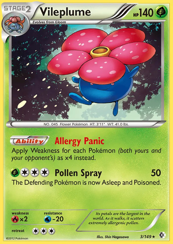 Image of the card Vileplume