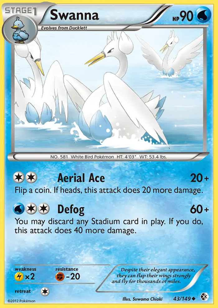 Image of the card Swanna