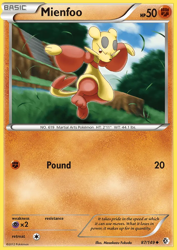 Image of the card Mienfoo