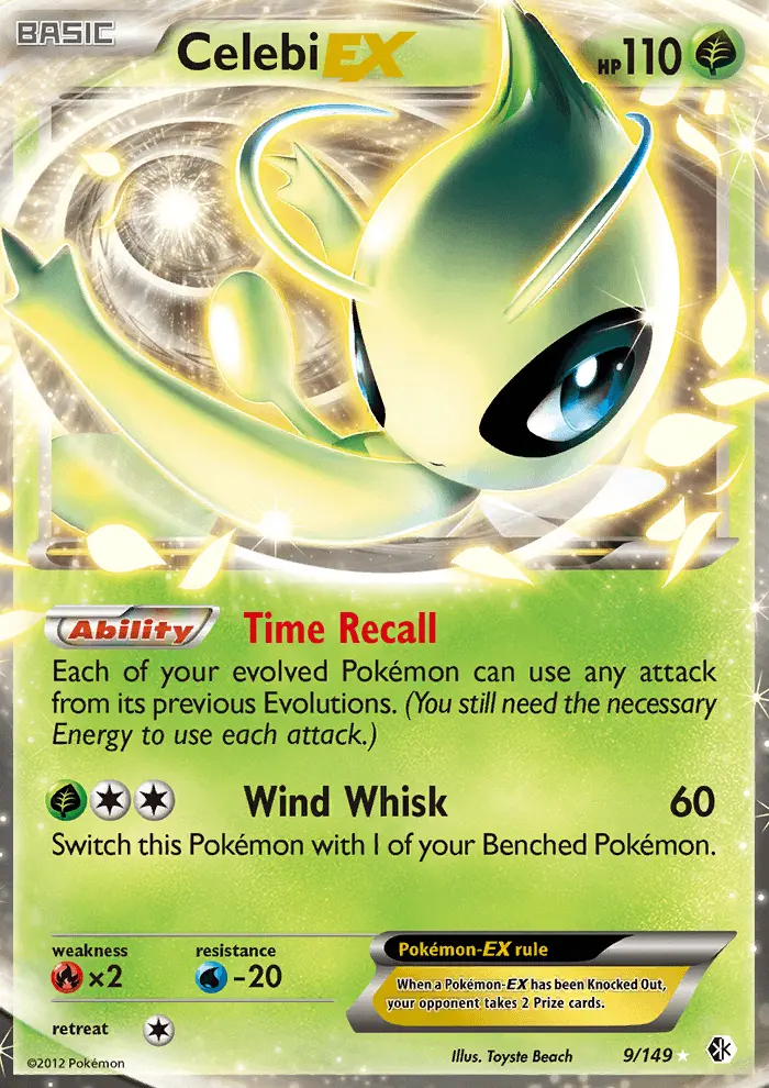 Image of the card Celebi-EX