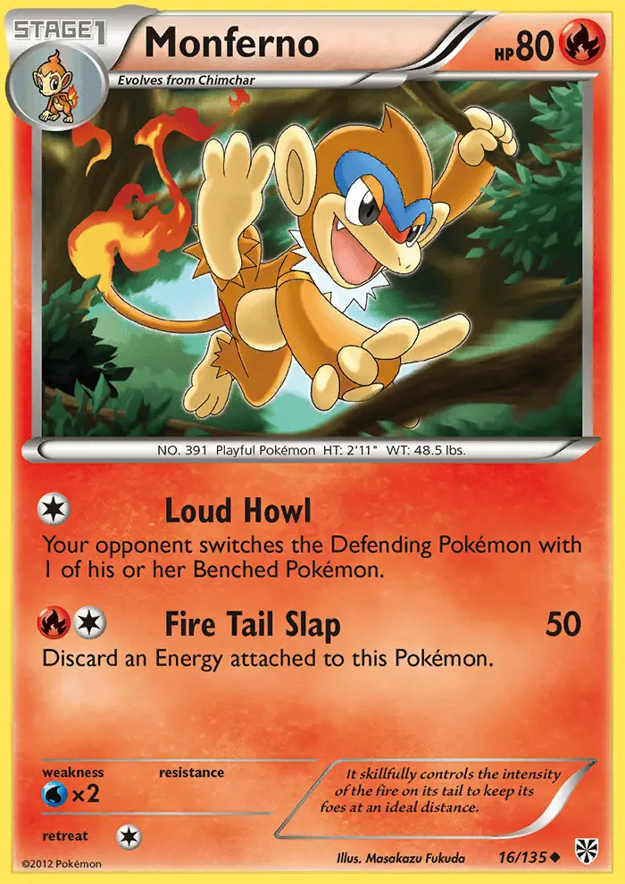 Image of the card Monferno