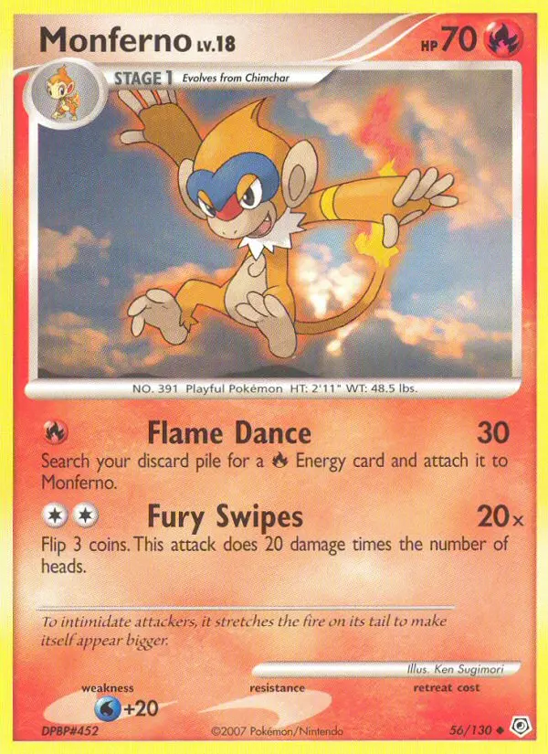Image of the card Monferno