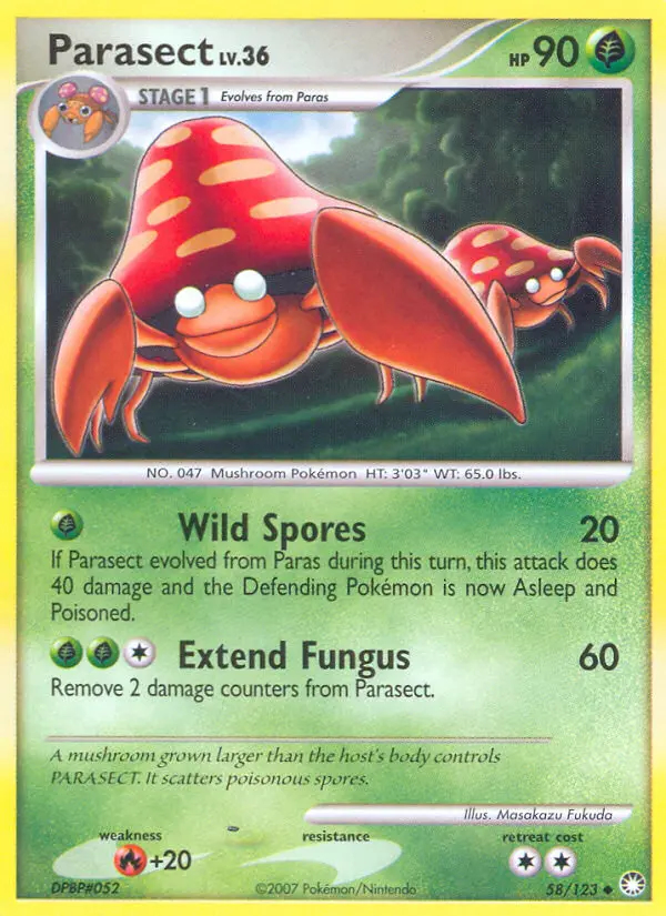 Image of the card Parasect
