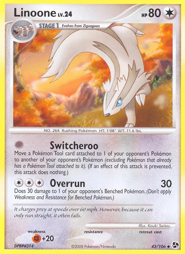 Image of the card Linoone