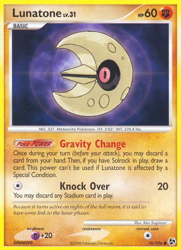 Image of the card Lunatone