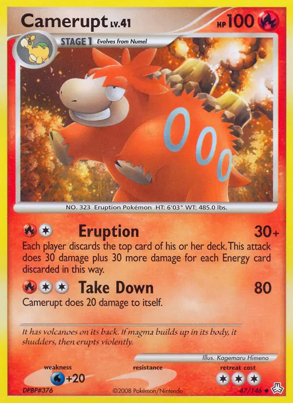 Image of the card Camerupt
