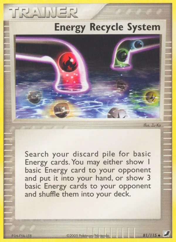 Image of the card Energy Recycle System