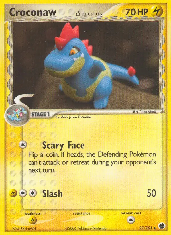 Image of the card Croconaw δ