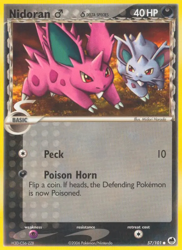 Image of the card Nidoran♂ δ