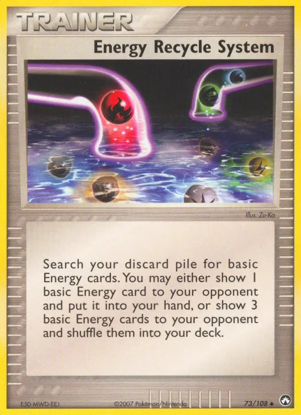 Image of the card Energy Recycle System