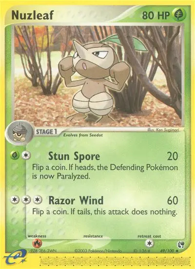 Image of the card Nuzleaf