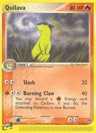 Image of the card Quilava