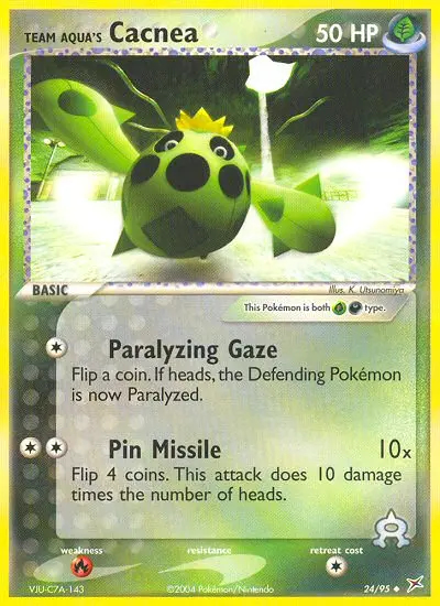 Image of the card Team Aqua's Cacnea