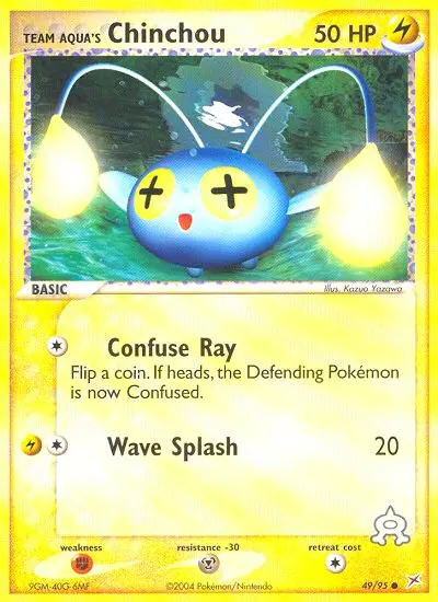 Image of the card Team Aqua's Chinchou