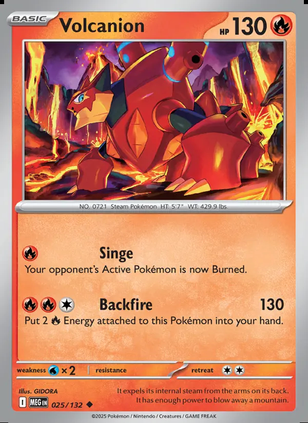 Image of the card Volcanion