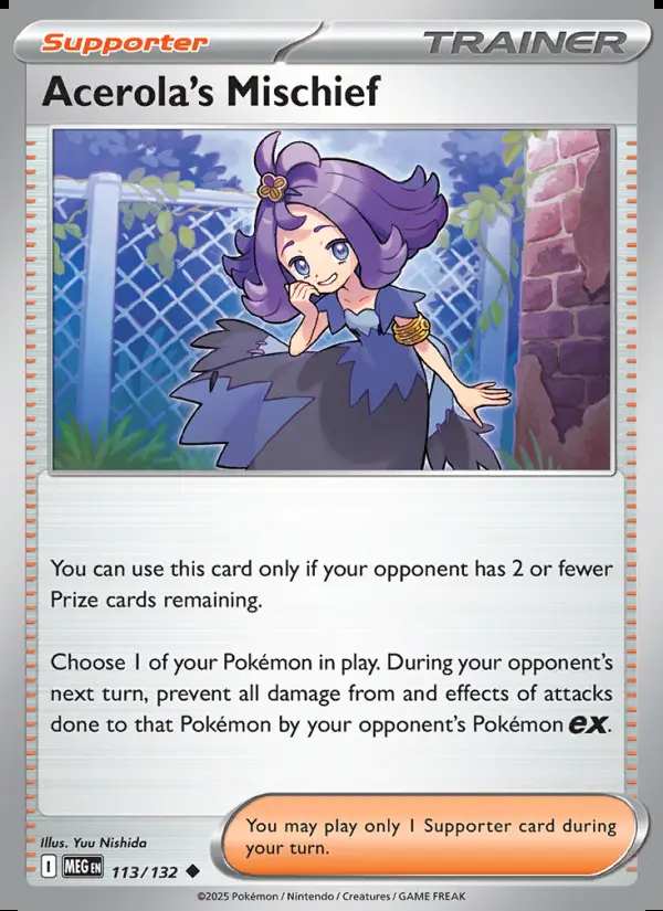 Image of the card Acerola's Mischief