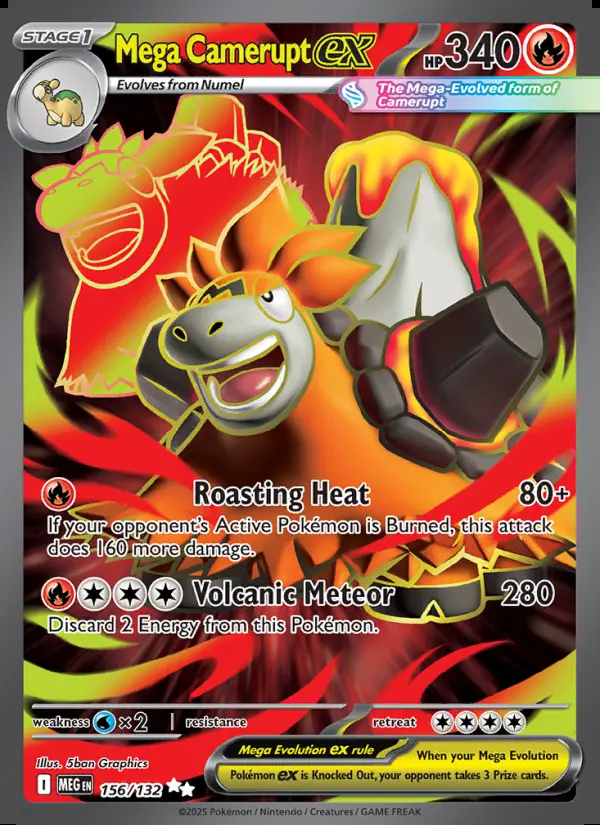 Image of the card Mega Camerupt ex
