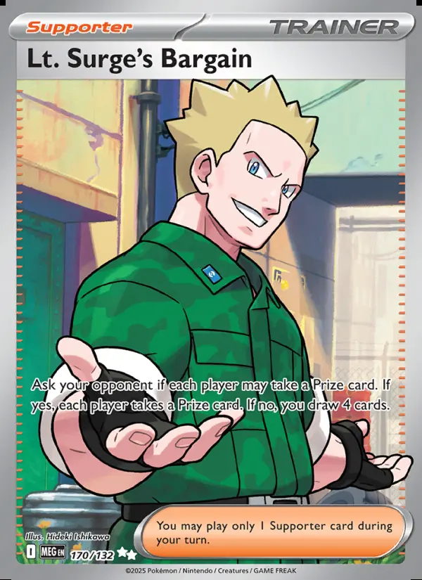 Image of the card Lt. Surge's Bargain