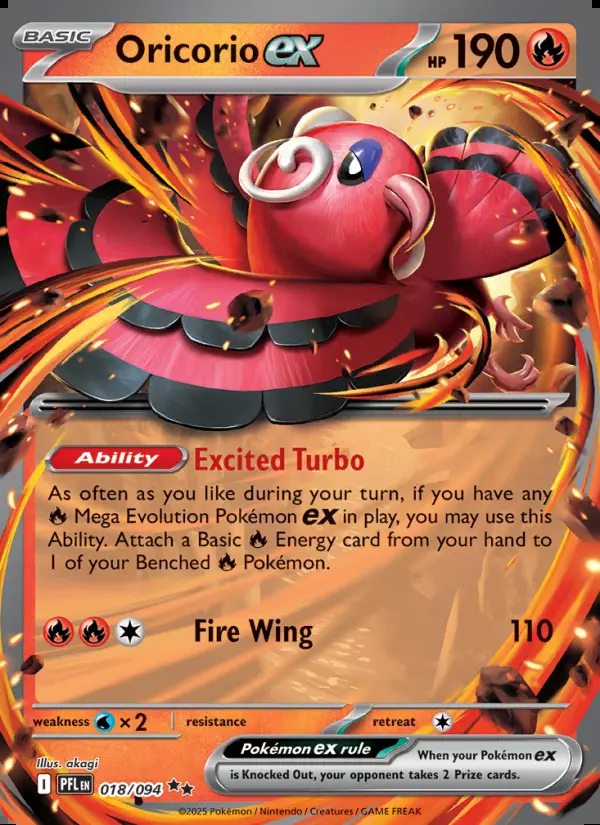 Image of the card Oricorio ex