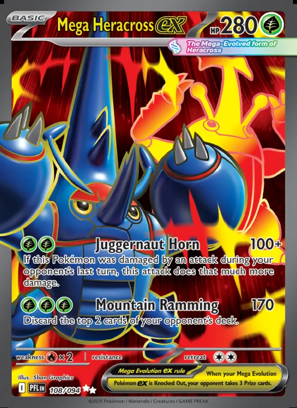 Image of the card Mega Heracross ex