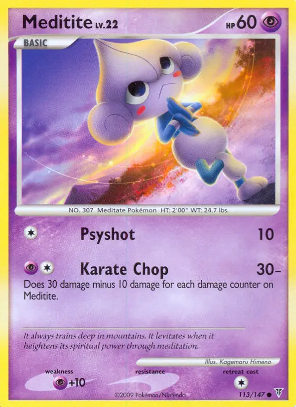 Image of the card Meditite