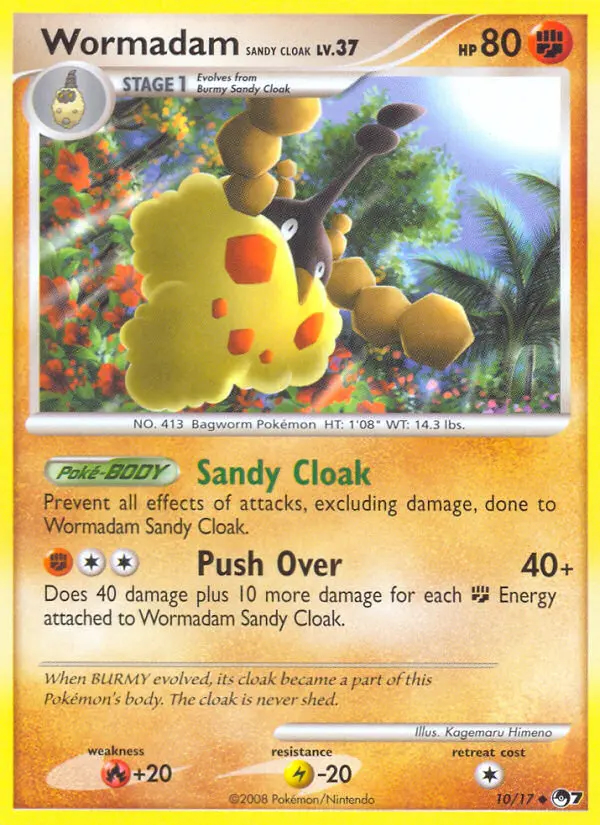Image of the card Wormadam Sandy Cloak