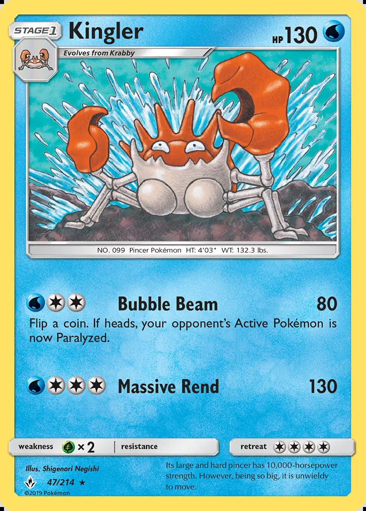 Image of the card Kingler