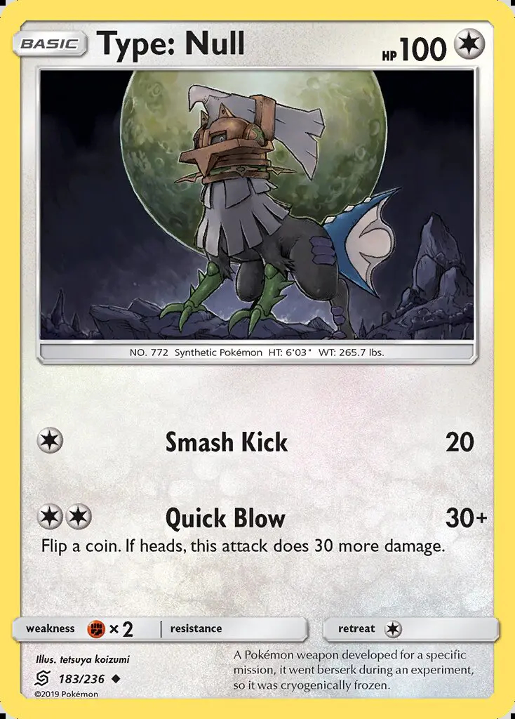 Image of the card Type: Null