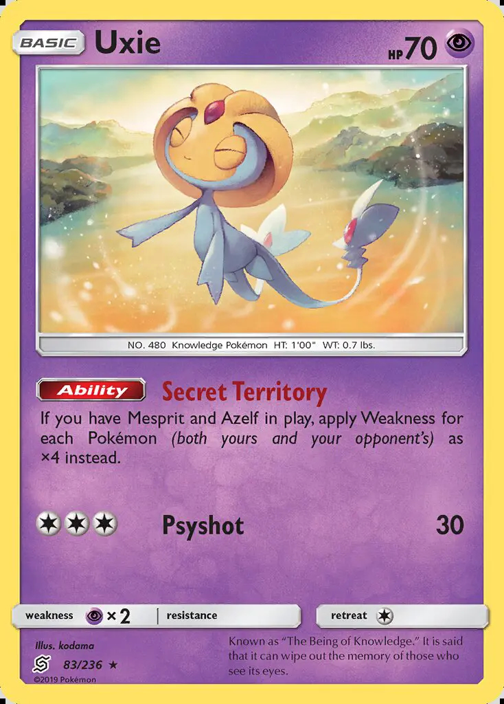 Image of the card Uxie
