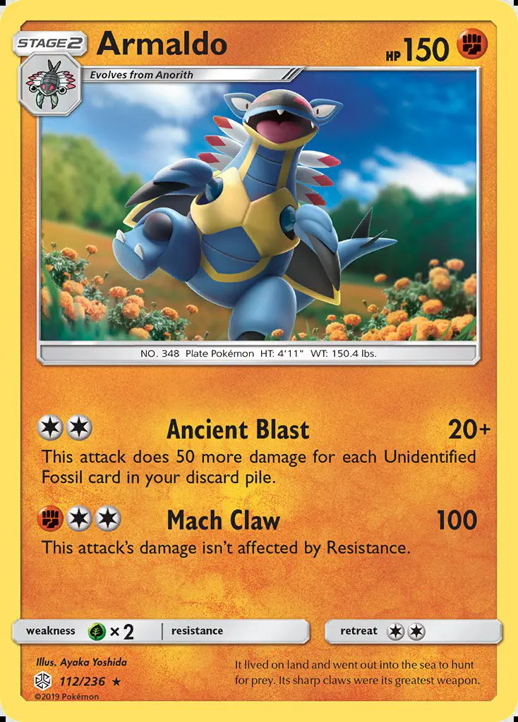 Image of the card Armaldo