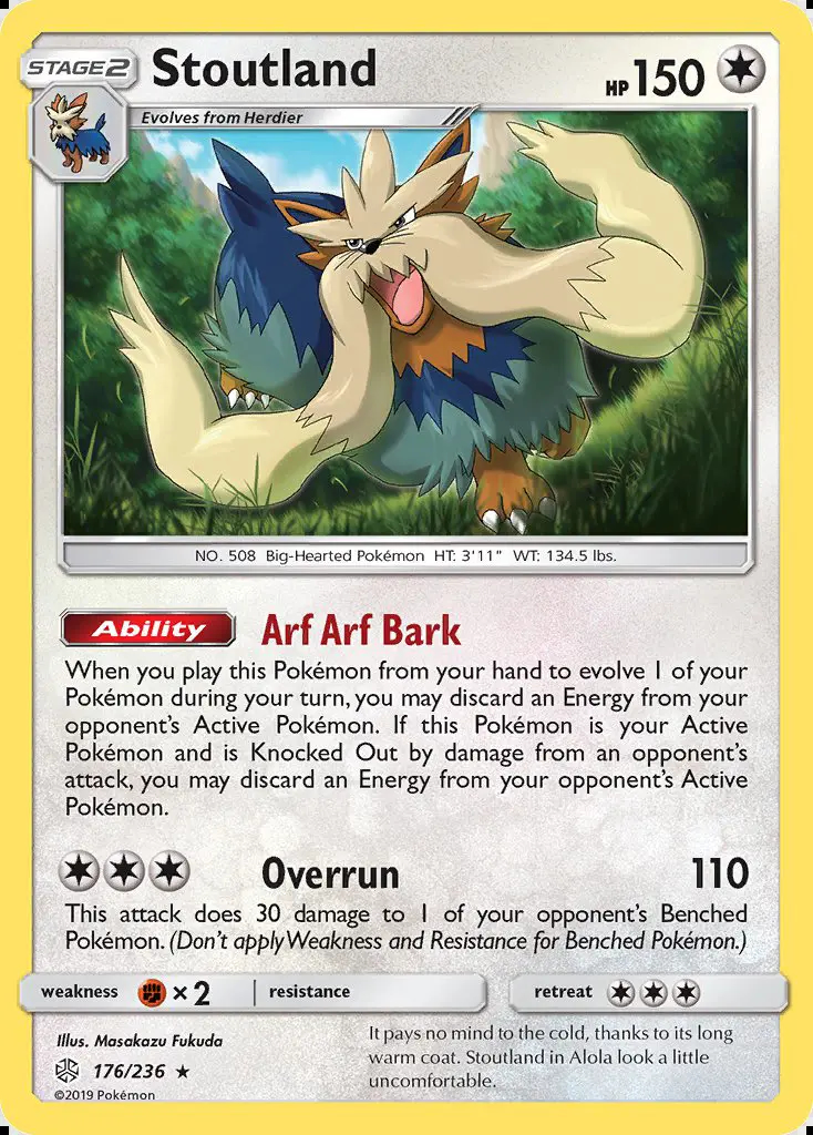 Image of the card Stoutland